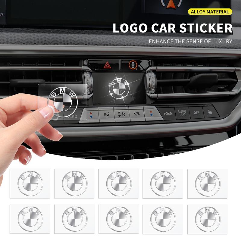 YAMHS1 3D Metal Car Interior Decoration Stickers Car Accessories For BMW Performance E36 E90 E60 F10 F30 E39 F20 E87 E92 G30 E70 G20 X1