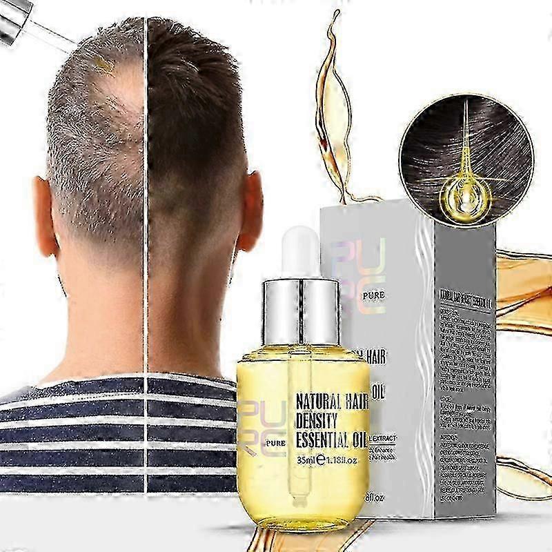 2 Stück PURC Natürliche Haarwachstumsessenz Verdicker Schnelles Nachwachsen Serum Behandlungen Öl
