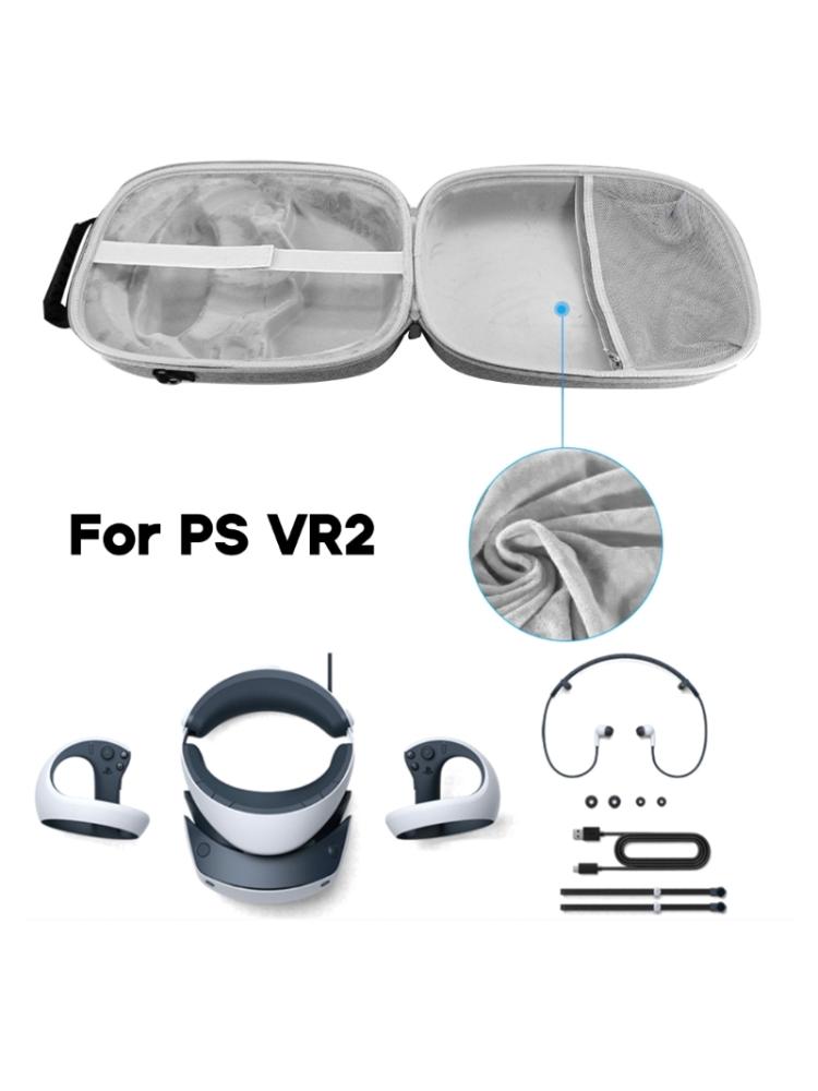 Shockproof Travel Box EVA Carrying Shoulder Bag for PS VR2 Headset Storage Holder Organizers Easy To Open Close