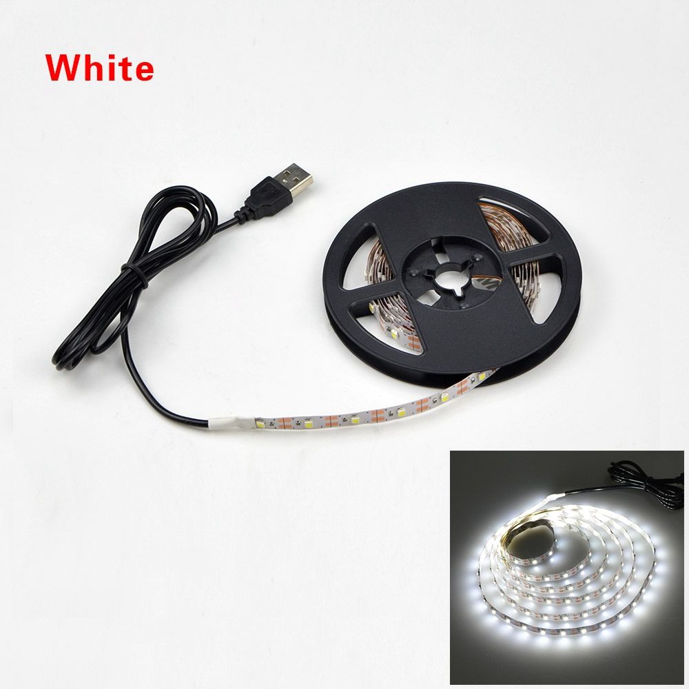 

Lamp Night light desk Decor Lights Christmas Decoration LED strip light Christmas Lights lamp tape 1m-White