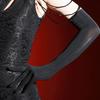Sexy High Stretch Oil Luster Smooth Thin Five Finger Gloves Women Clubwear Cosplay Tight Erotic Stockings Nylon Long Gloves