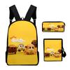 Well-loved Creative Friday Night Funkin 3D Design 3pcs/Set Learner Bags Everyday Laptop Knapsack Backpack Sling Carry Tote Pencil Pouch