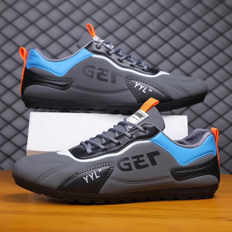 Spring men's new sports shoes fashion trend versatile casual shoes green student comfortable men's shoes single shoes