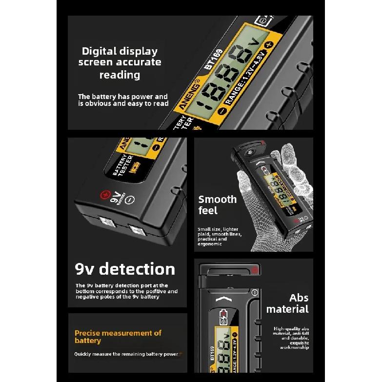 High Precision Voltage Indicator Battery Capacity Tester Battery Voltage Display DV