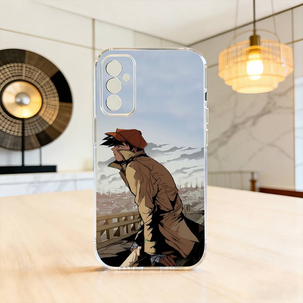 

A-Ashitas No Joe Anime Phone Case For SamsungA10,12,20,21S,30,31,40,50,51,52,70,71 Transparent Cover Samsung a52 a52S