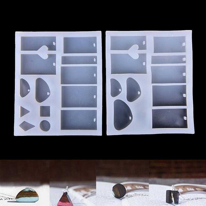 Diy Silicone Mould Pendant Mould For Resin Real Flower Jewelry Making Tool