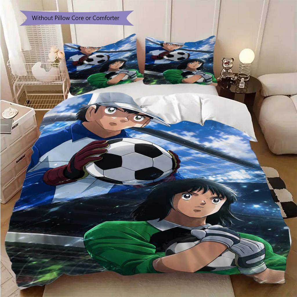 Football Dreams Dynamic Duo Bedding 1 Duvet Cover 2 Pillowcase Without Core Christmas Birthday Gift Duvet Cover And Pillowcase Bedding Set