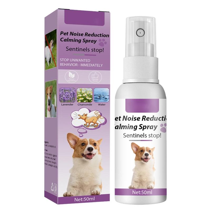 Pet Calming Spray for Dogs Cats Corrections Negative Behaviors Relief Stress in Travel Firework Thunderstorms Vet Zone 1