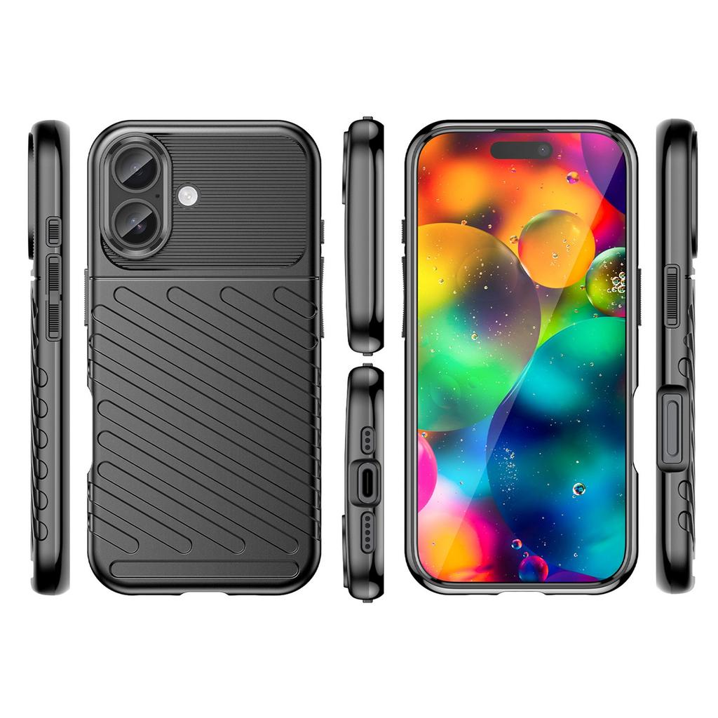 Etui pokrowiec plecki na iPhone 17 Thunder Case - czarne