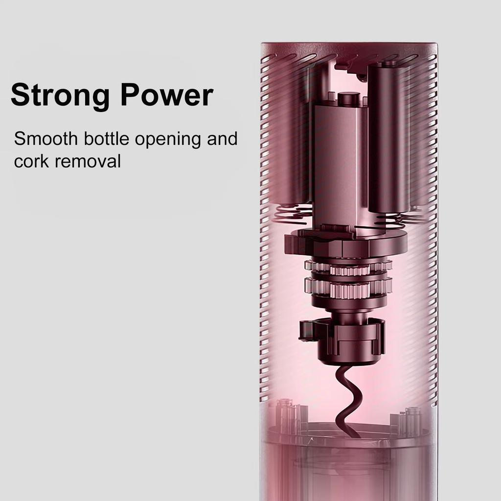 Electric Wine Opener Automatic One-click Button Corkscrew Remover Rechargeable Wine Opener for Home Kitchen Party Wedding