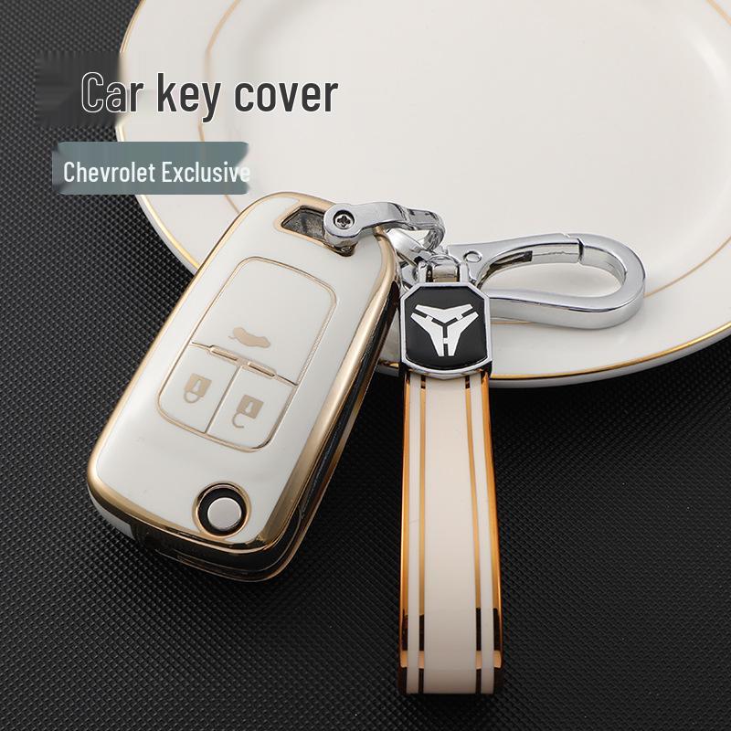 Buick/Chevrolet Key Cover for 2012-2025 Models: Excelle, GT, LaCrosse, Encore, Malibu – Folding Protective Shell