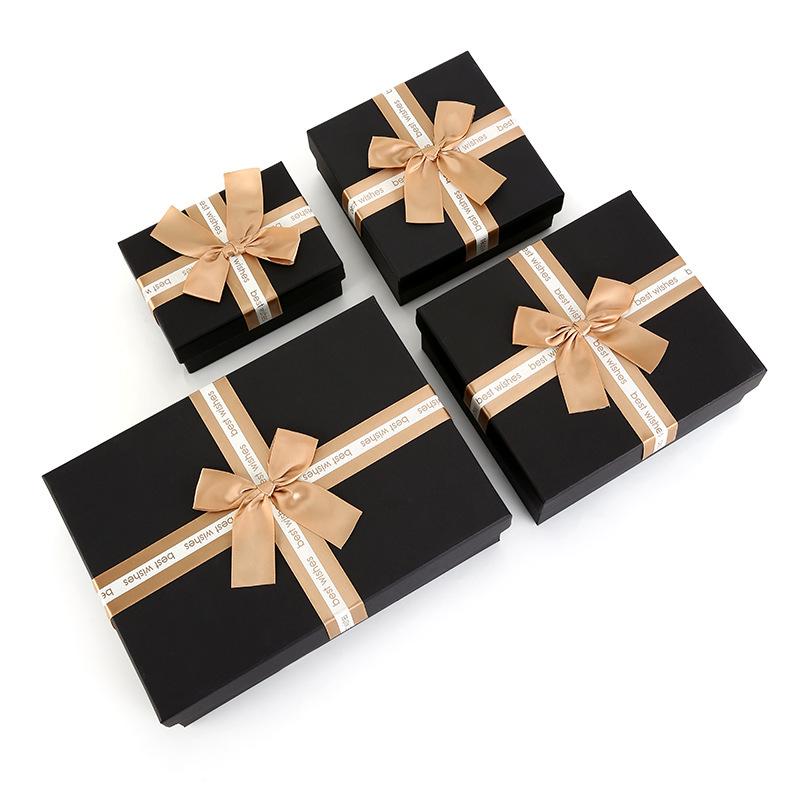 High-End Black Gift Box for Valentine’s Day & Birthday