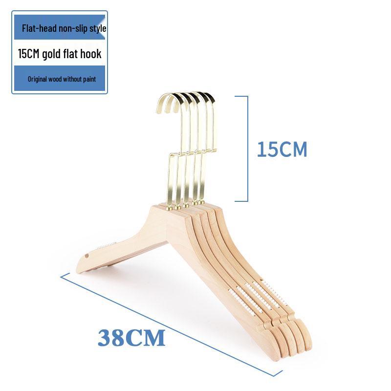 Damen Rutschfester Holzmantelständer Kleiderbügel für Bekleidungsgeschäfte