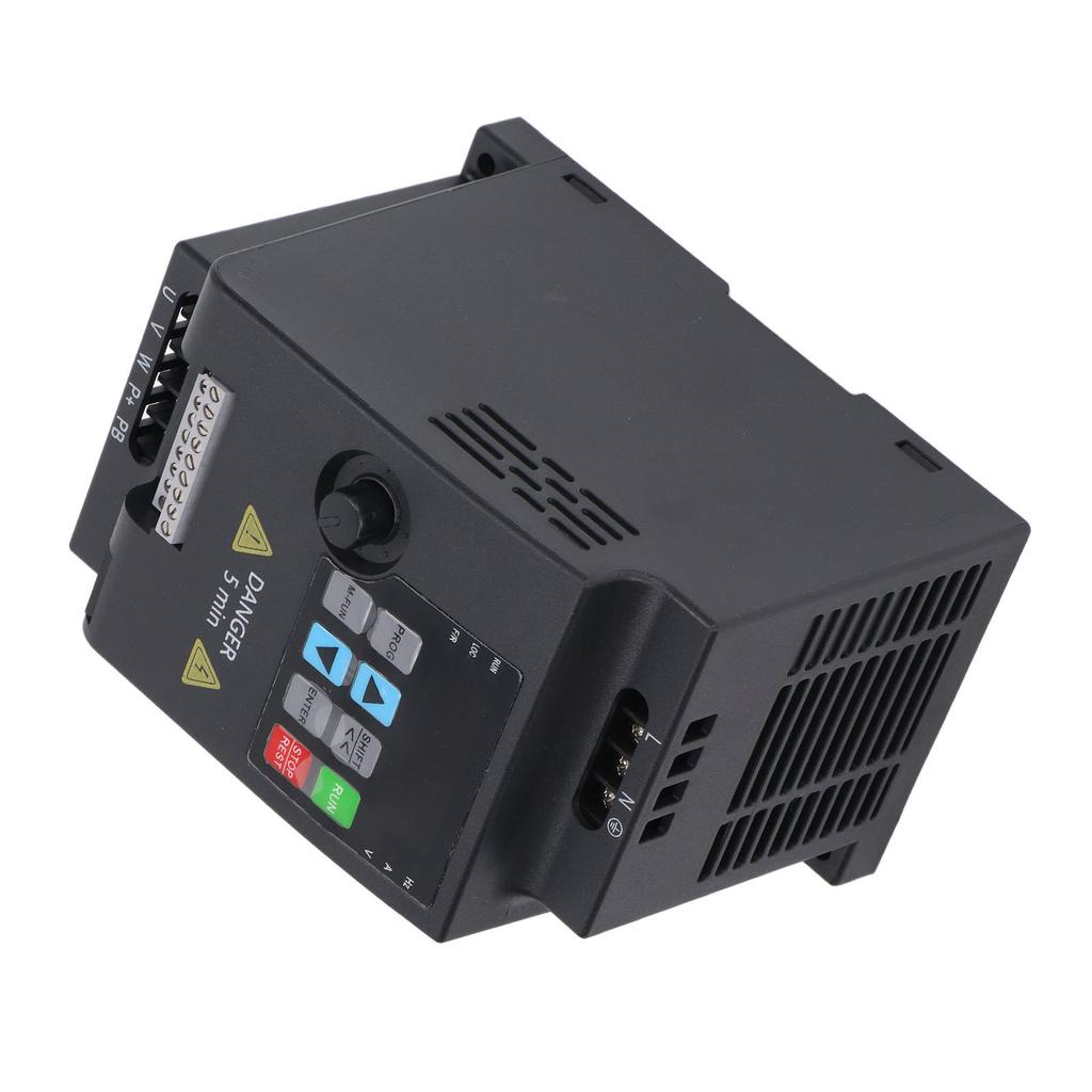Frequenzumrichter 0,75KW Motorregler Frequenzumrichter Einphasiger AC220V Eingang Dreiphasiger AC0‑220V Ausgang