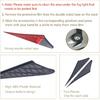 Front Fog Light Decals Compatible with 2014-2024 Toyota 4Runner Accessories Front Bumper Grill Trim ABS Plastic Material (Black)