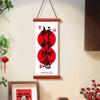 Chinese Style Lucky Character Wall Pendant Traditional Spring Festival Door Couplet  New Year Gift