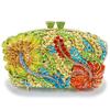 Sac de soirée pour femme à fleurs et diamants Sacs à main Nouveau Cristal Mariage de mariée Strass Pochette Sacs WHTUOHENG Sacs à main Pochette de soirée
