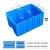 YISHUXIANG Plastic Divided Storage Box & Parts Organizer