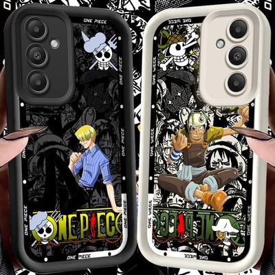 One Piece Anime Sanji Usopp tok Samsung Galaxy S22 S25 Edge S24 Plus S24Ultra S25 Ultra S23 FE S21 S20FE készülékhez Puha tok