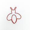 Colorful Butterfly and Bee Cartoon Paperclips - Creative New Design