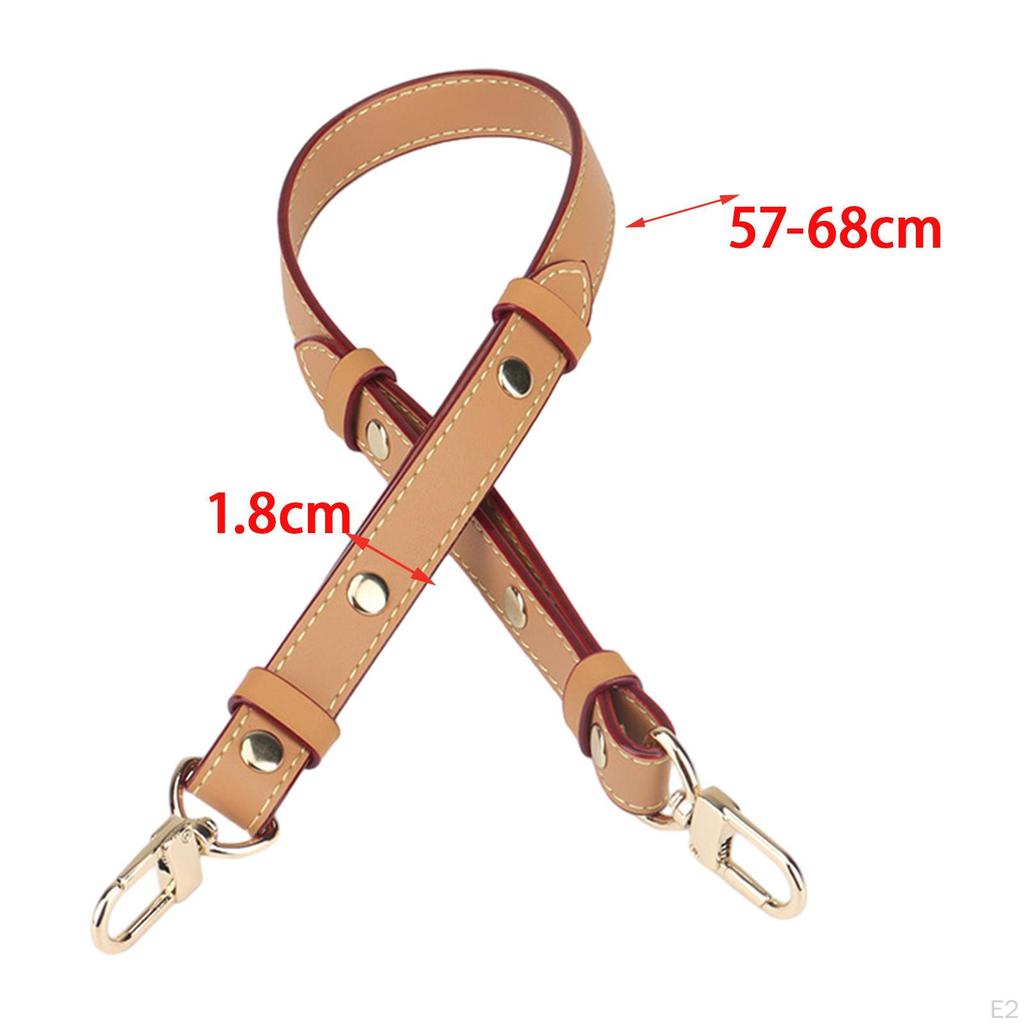 Shoulder Bag Strap Cross Body Luggage Straps Stylish Removable PU Leather Purse