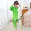 Baby Cartoon Flannel Romper Warm One Piece Pajamas Autumn Winter Homewear for Kids