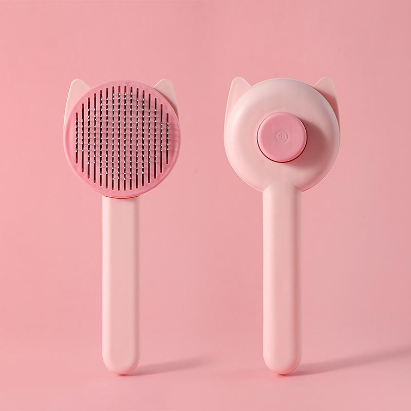 Pet Self-Cleaning Cat & Dog Massage Comb for Loose Hair Removal