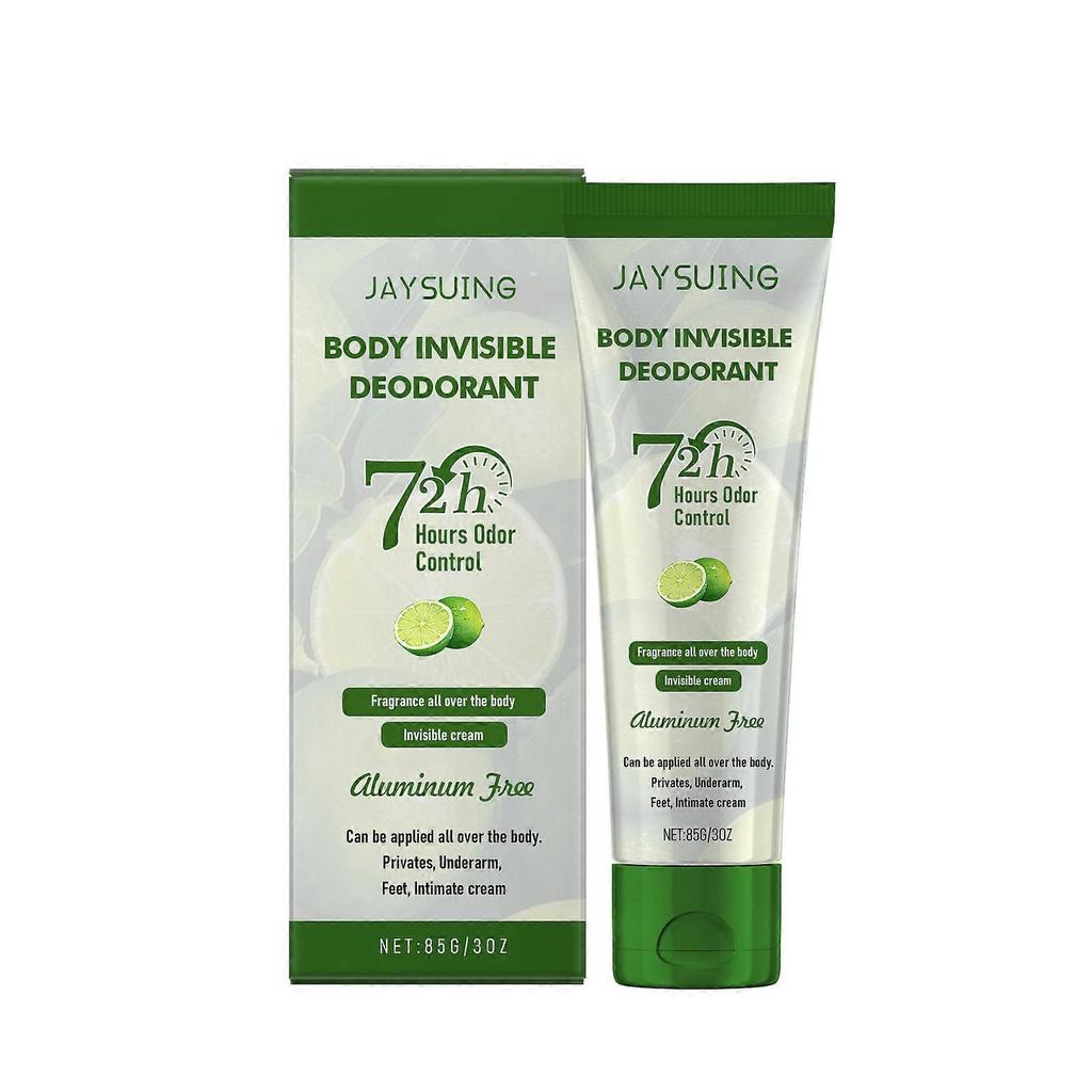 Moisturizing Body Care Cream - Fresh Citrus Fragrance, Odor Removal for Armpits & Feet, 58g