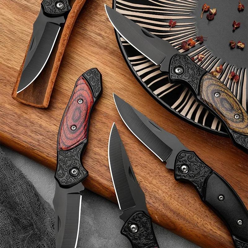 Camping Knife Folding Knives Fruit Knife For Men Portable Knife Perfect For Outdoor Camping Hunting Survival Pocket Knife