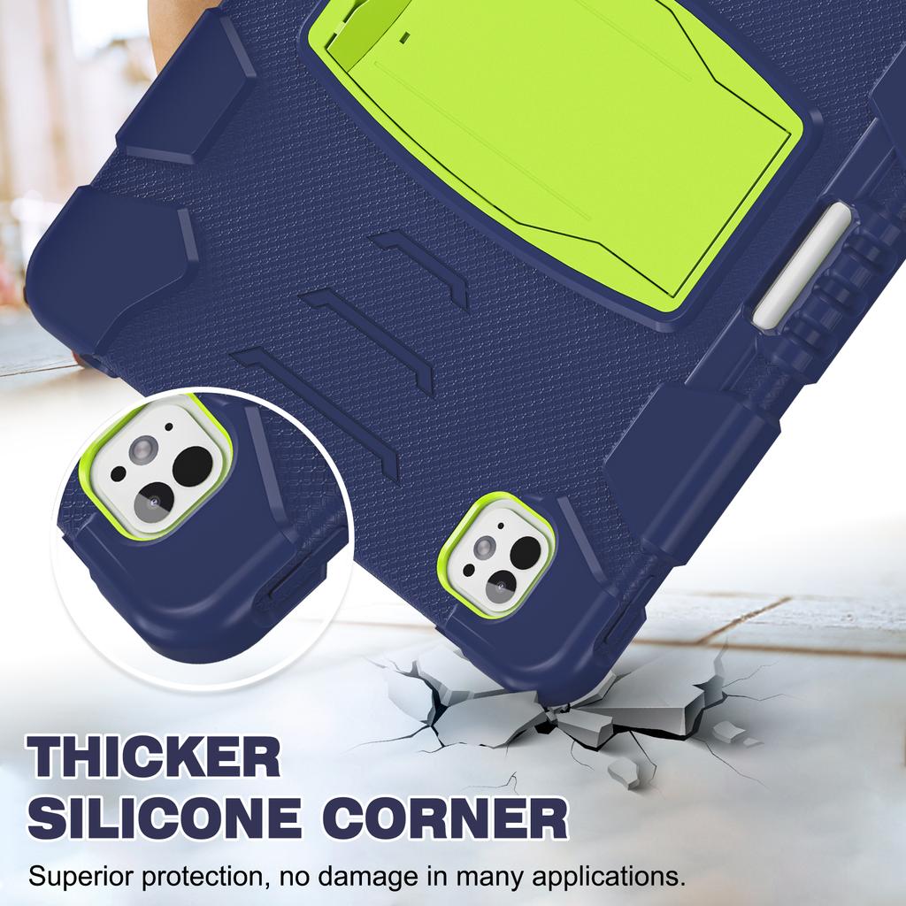 Για το iPad Pro 13 (2025)/(2024) Θήκη με Βάση PC+Σιλικόνη Αντι-πτώση Κάλυμμα Tablet