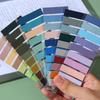 PET Material Index Sticker Morandi Color Page Marker Rectangular Labels Sticky Notes  Notes Taking