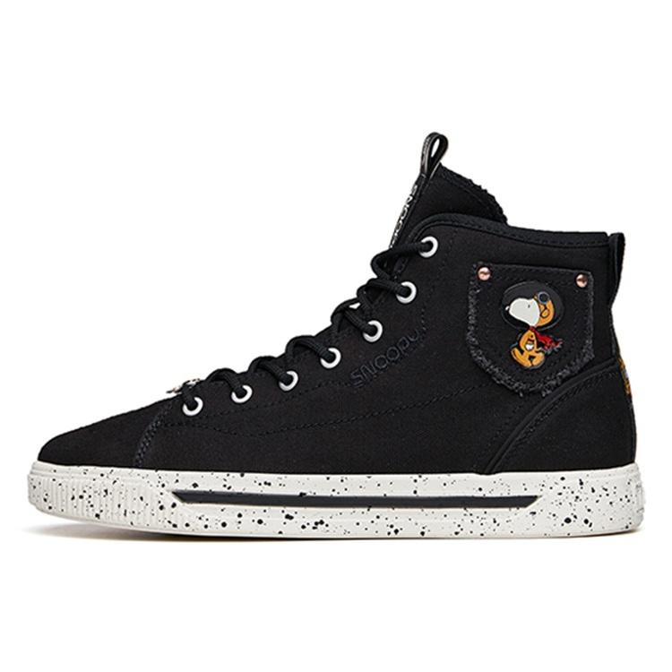 (WMNS) ANTA x Snoopy High Top Black Women s 922138604-2 EU 36