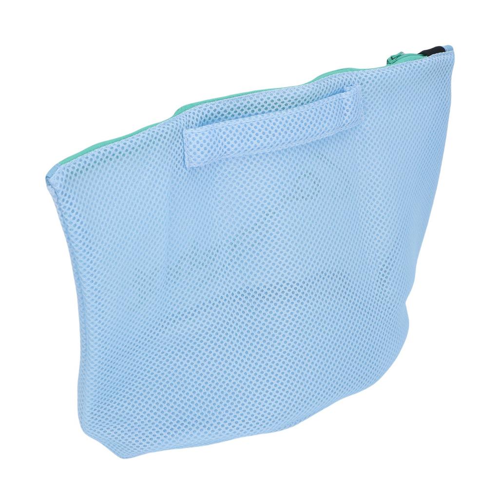 Laundry Bag Large Capacity Portable Washable Polyester Fiber Dirty Clothes Organizer Bag for Home Outdoor Blue