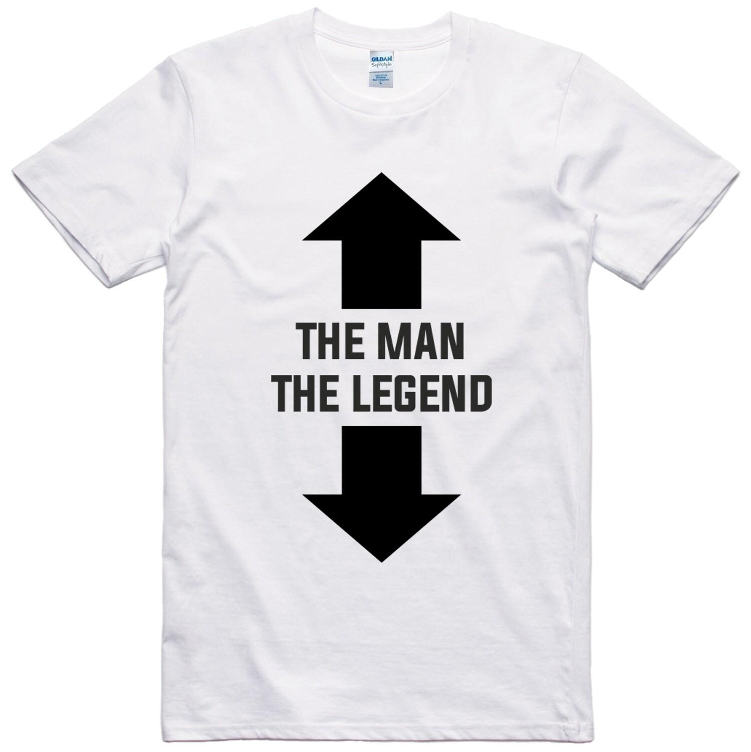 Mens Funny Rude Slogan T-Shirt Novelty Great Birthday Gift The Man The Legend XXXXL