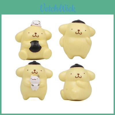 Cartoon Pom Pom Purin Pvc Figure Gift For Birthday And Party Decor