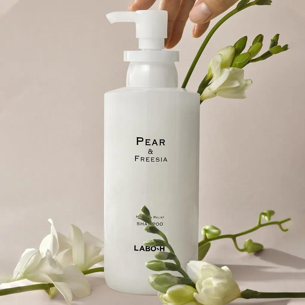 LABO-H Scalp Strengthening Care Shampoo 750mL [Pear & Freesia / Blanche & Woody] Choose 1 Pear & Freesia 750mL