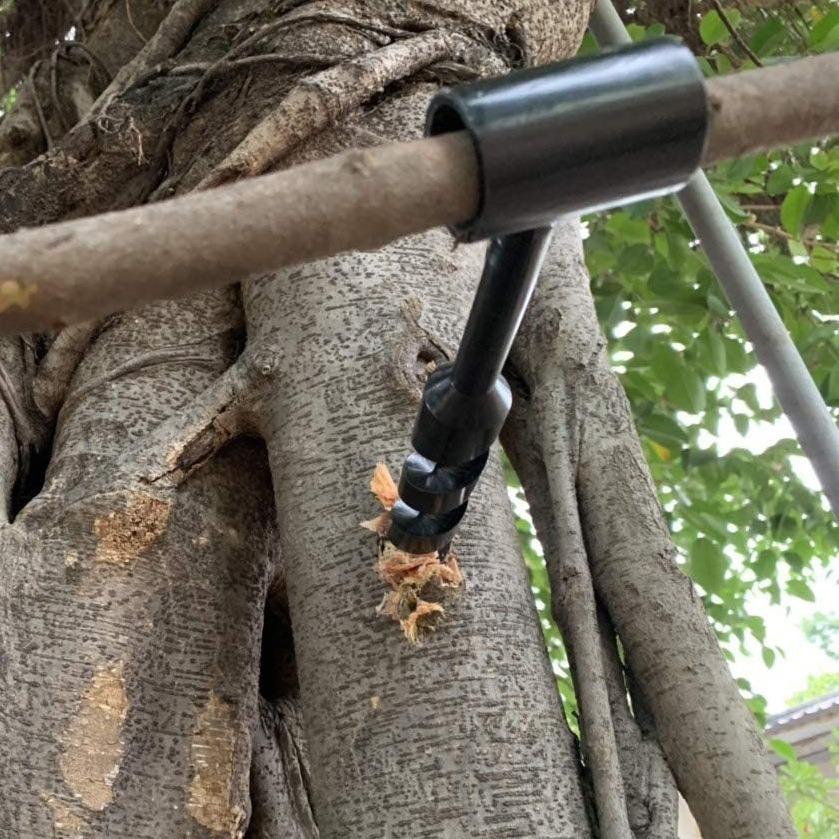 Outdoor Survival Tool Wood Drill Manual Hand Auger Wrench for Bushcraft Settlers