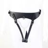 Adjustable Leather Chastity Panty Harness BDSM Bondage Restraint Gear Adult Sex Toy for Women Men Fetish Role Play Accessory