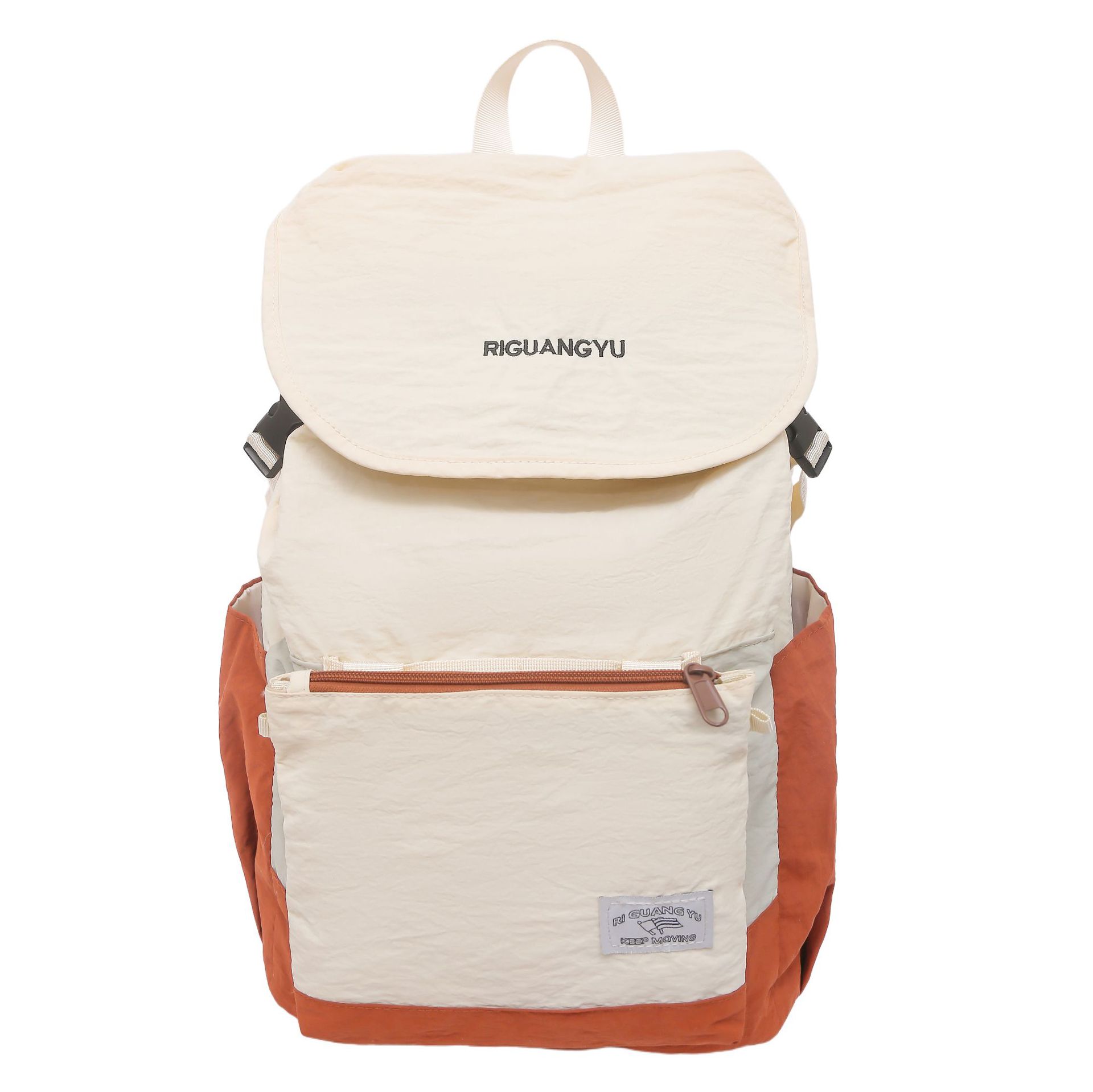 

Backpack for Casual, Lightweight Commuting, Small Color-blocking Outdoor Travel, Camping and Mountaineering One Size помаранчевий