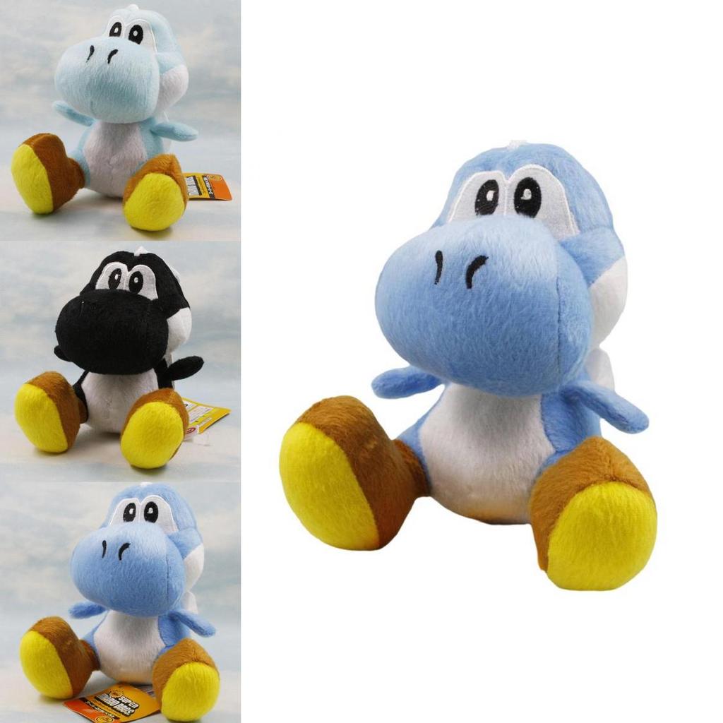 Lindo Peluche de Dibujos Animados de Yoshi Suave Y Abrazable Dinosaurio Verde Animal de Peluche