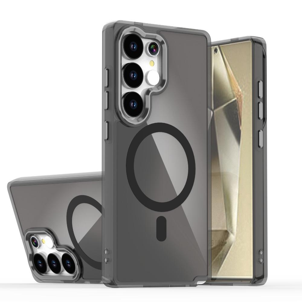 New Laser Gradient Translucent Magnetic Phone Case for Samsung Galaxy S26 S25 S24 Ultra S25FE A57 A37 A17 A56 For Magsafe Cover