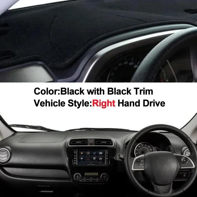 Car Dashboard Cover Non slip pad For Mitsubishi Mirage / Mirage G4 2012 - 2018  Car Dash Mat Sun Shade Pad Anti-UV Cushion