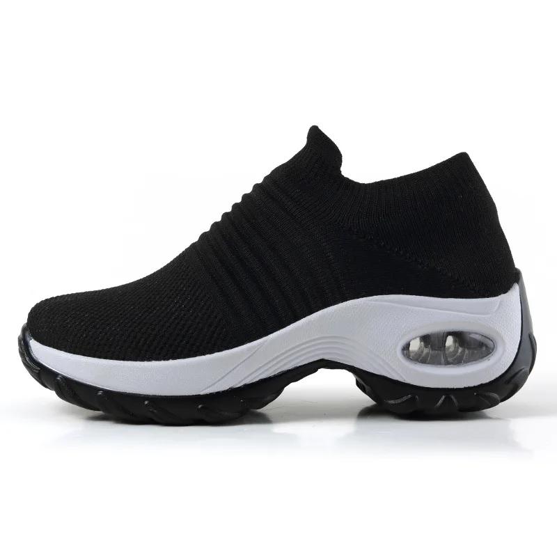 Fashion Summer Women Sneakers Fashion Slope Heel Casual Shoes Breathable Designer Lazy Loafers Lightweight Non Slip Single Shoes Women