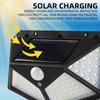 100 LED Solar Lights Outdoor Wall Lamp 3 Modes 270° Lighting Angle IP65 Waterproof Motion Sensor Security Lights Wireless Lights