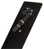 ZADO - Black St. Andrew's Cross for Bondage Play Wall