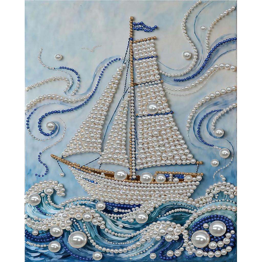 DIY Pearl Art Painting Without Frame Pearl Gem Paintings Picture Arts Craft 30x40cm for Adults Beginners Home Wall Decor