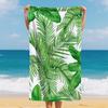 Tropical Palm Microfiber Beach Towel Oversized Quick Dry Sand Free Bath Towels Large Lightweight Swimming Blanket Swimwear