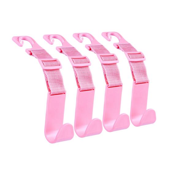 4Pcs Headrest Fastening Hooks Bag Hanger Car Hooks Car Interior Accessories