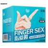 Natural Latex Finger Sleeve toy for women reusable Condom G Spot Stimulator Smooth Condoms for Couples Lesbian Finger Extender