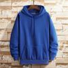 Felpa con cappuccio unisex in velluto plus a vestibilità ampia - Stile coreano primavera/autunno, tinta unita